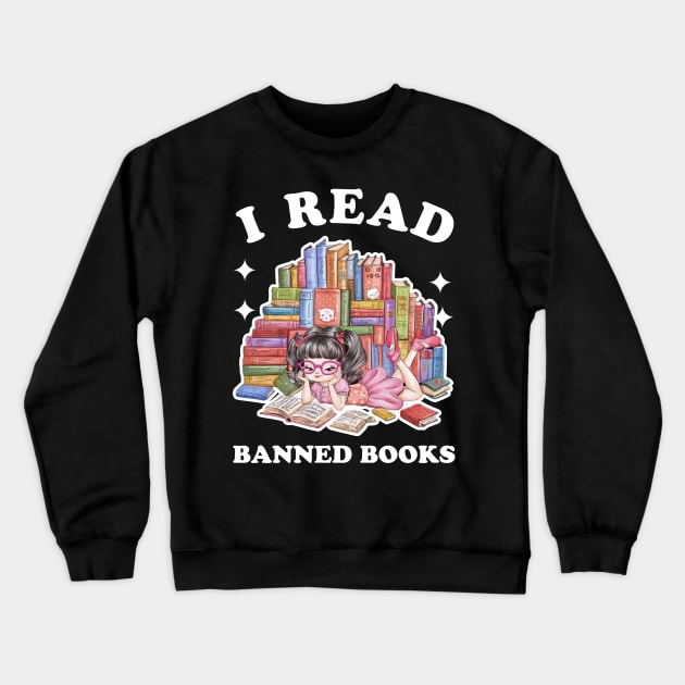 I read banned books Crewneck Sweatshirt by Qrstore